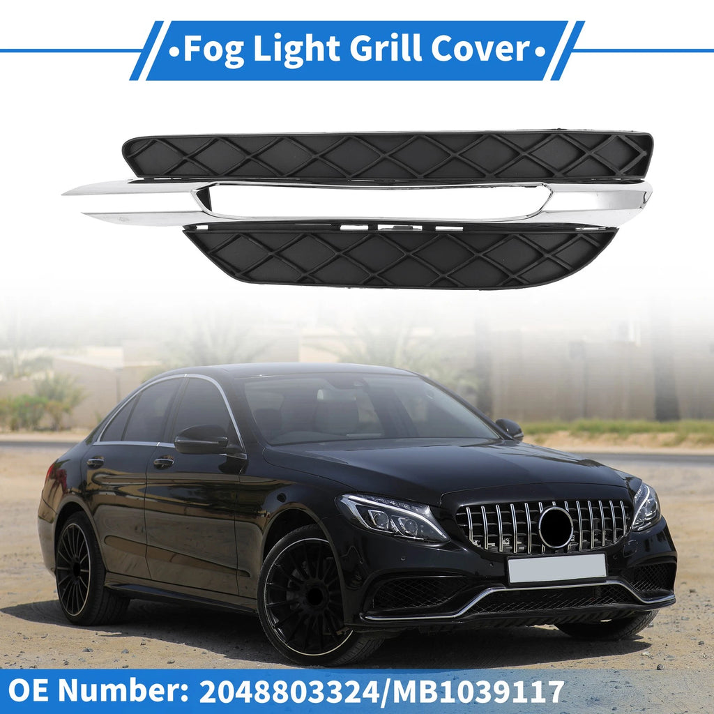 1 Pc Fog Light Grill for Mercedes-Benz C300 (2011–2013) No.2048803324