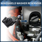 Windshield Washer Reservoir with Cap for Mercedes-Benz GLK250 (2010-2015)