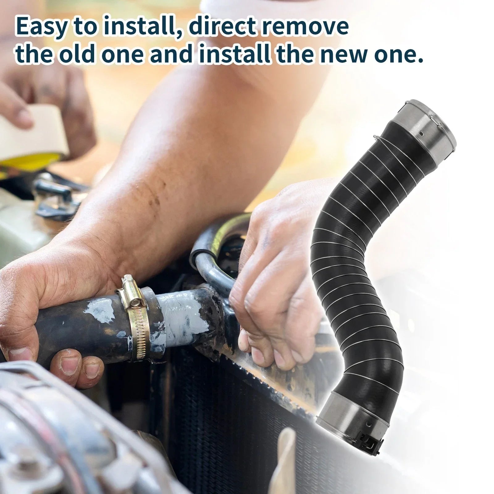 Radiator Hose for BMW 1 Series F20 (2011-2019) Rubber 1Pc