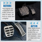 Set of 3 Accelerator Brake Pedal Covers for Volkswagen Golf (2010–2013)