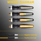 4X LED Turn Signal Lights for Suzuki DR650SER DRZ400SM DRZ400 (1996–2023)
