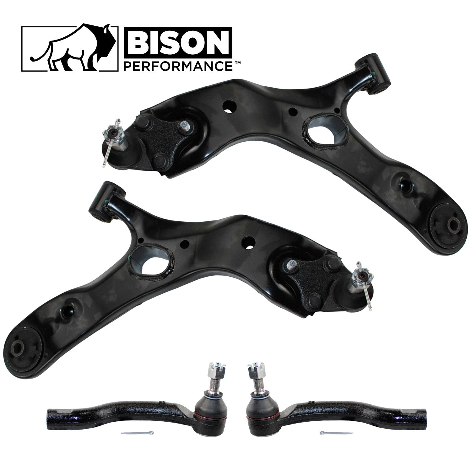 4pc Front Control Arm Tie Rod End Kit for Toyota RAV4 (2013–2018)