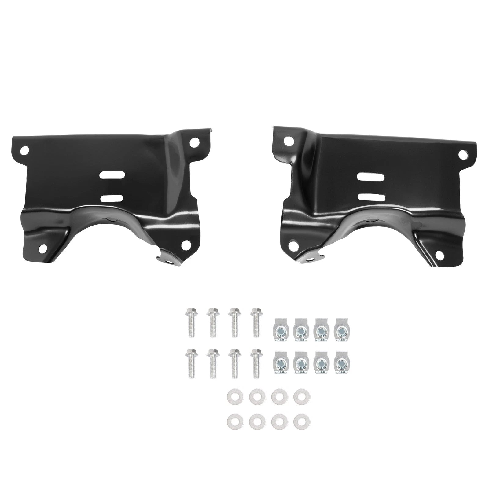 Set of 2 Front Bumper Brackets for Chevy Silverado GMC Sierra 2500HD/3500HD (2007–2010)