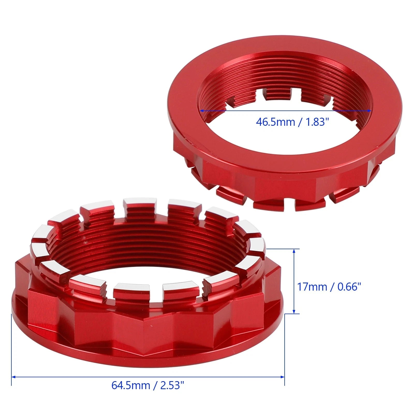 Rear Wheel Axle Nut Red for Ducati Panigale 1199/S/R, 1299/S/R, V2, V4/S/R
