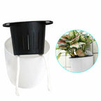 Set of 7 Self-Watering Wall Hanging Flower Pots