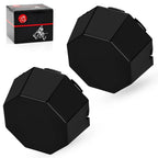 2X Matte Black Hub Cap Cover for Polaris Sportsman 570 (2020–2024)