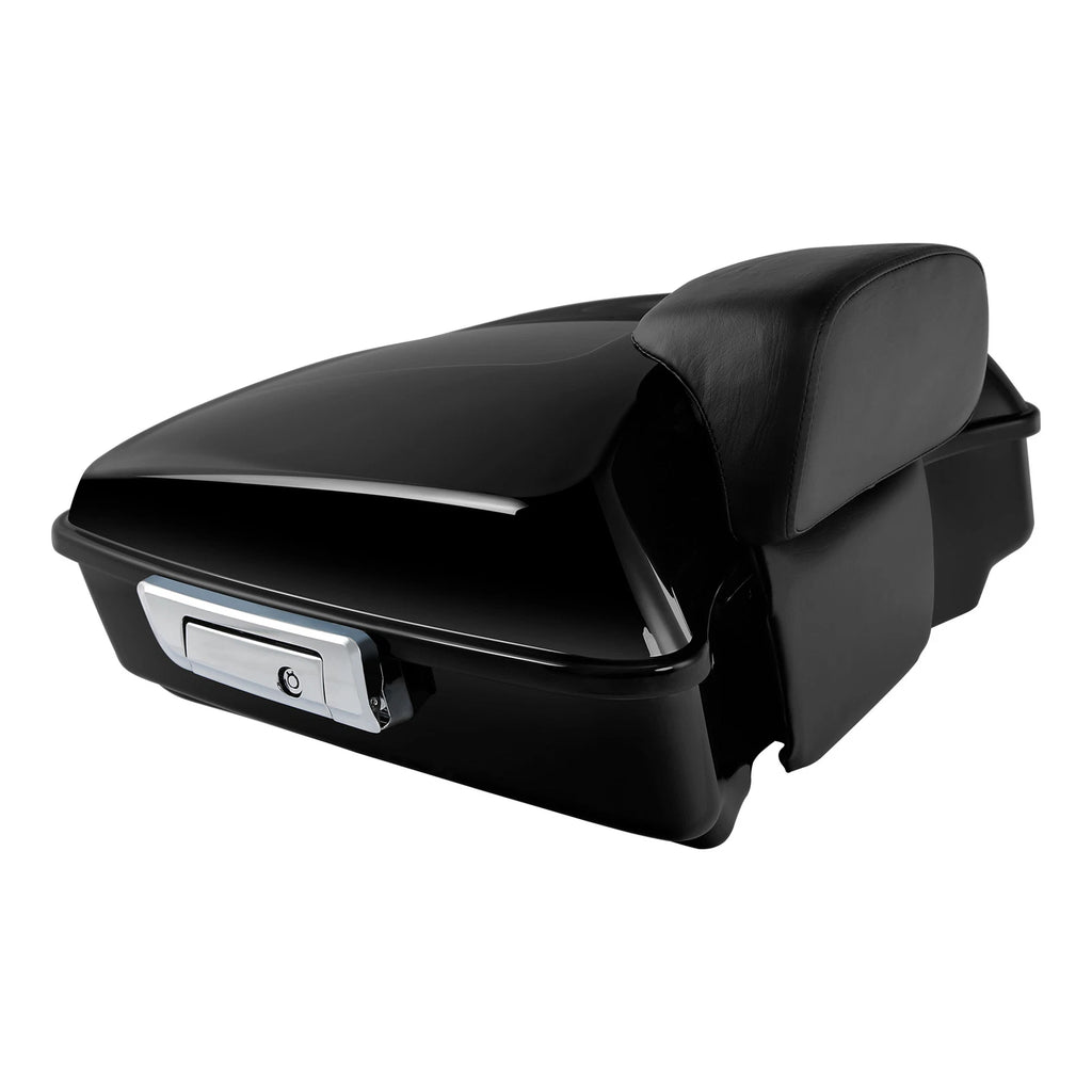 Chopped Trunk & Mount Rack Backrest Pad for Harley Touring (1997–2008)