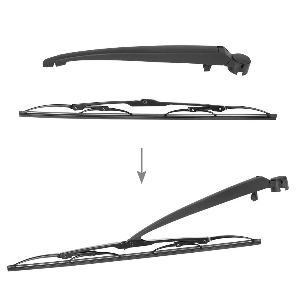 Set of 2 Rear Windshield Wiper Blade Arms for BMW E39 Touring (1996–2003)