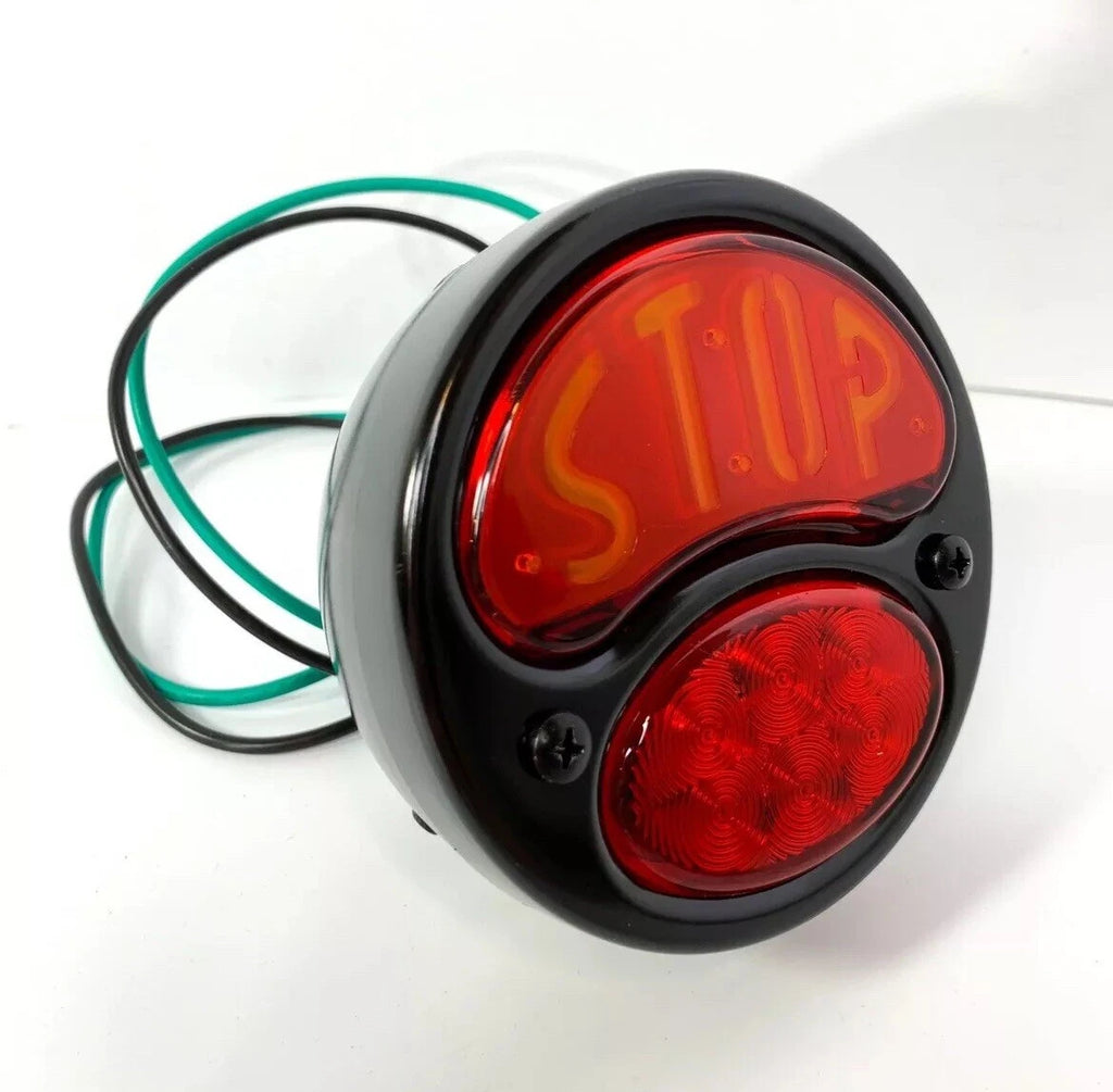 Left Driver Side LED Tail Light with Stop Lens for Ford Model A (1928–1931)