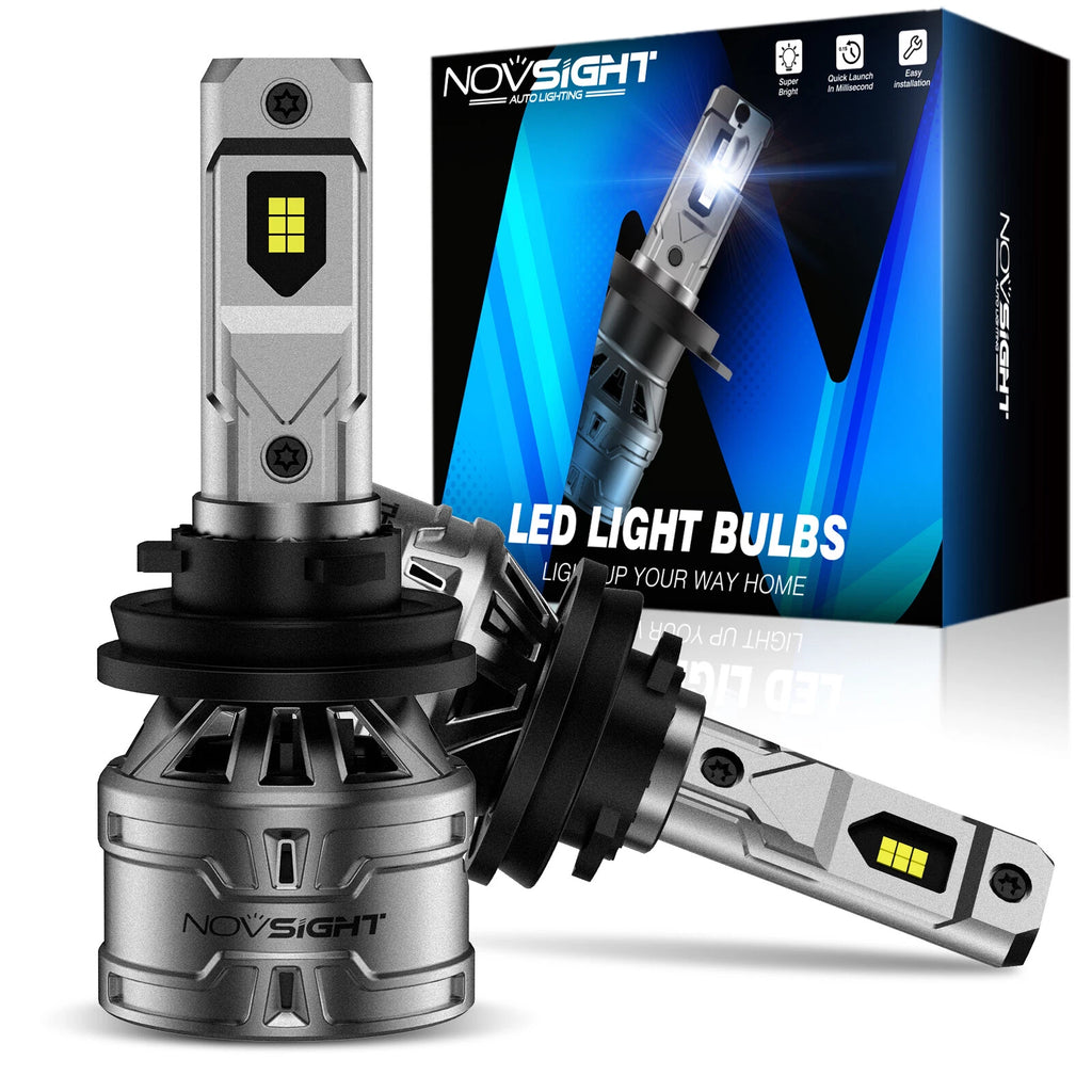 2X NOVSIGHT 9005 HB3 LED Headlight Bulbs 6500K for High/Low Beam