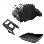 Chopped Trunk Backrest Mount for Harley Touring (2009–2013) Black