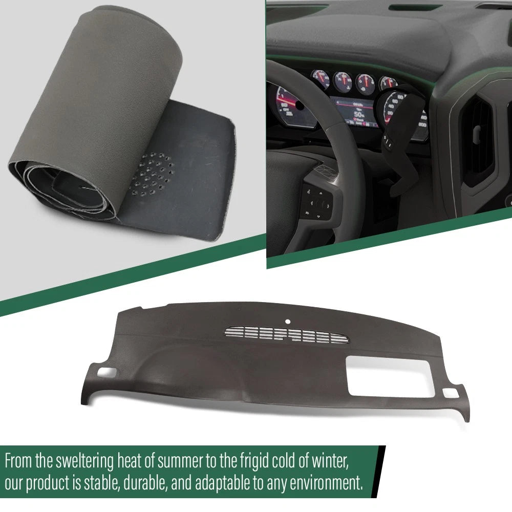Soft TPE Dash Cover Cap for Chevy Tahoe Avalanche Suburban (2007–2014)