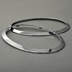 Chrome Headlight Ring Bezel Cover Trim for Mini Cooper S F55 F56 F57 (2014–2021)