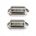 6 LED License Plate Light Lamps for Truck SUV Trailer (12V/24V)