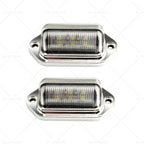 6 LED License Plate Light Lamps for Truck SUV Trailer (12V/24V)