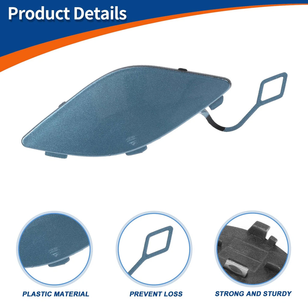 Tow Hook Cover for Mercedes-Benz E350 (2010–2014) No.A2078850123 Blue