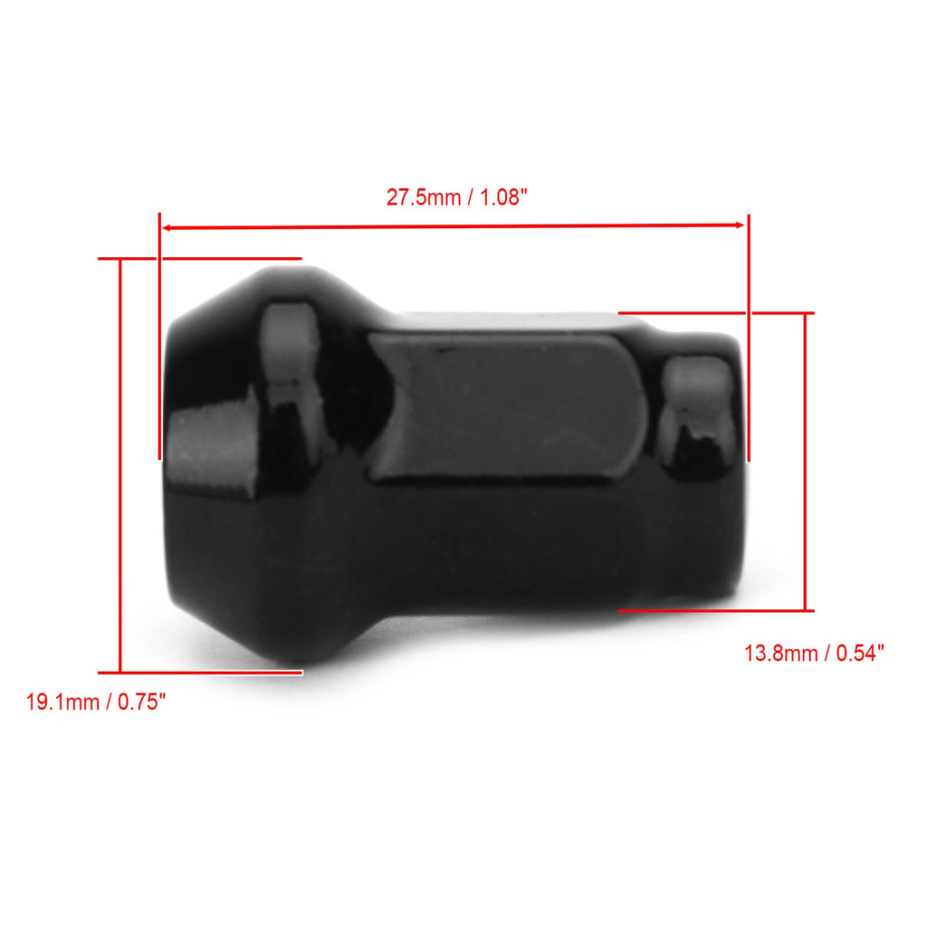 16pcs 3/8"-24 Tapered Lug Nuts for Polaris Ranger RZR 570 800 XP900