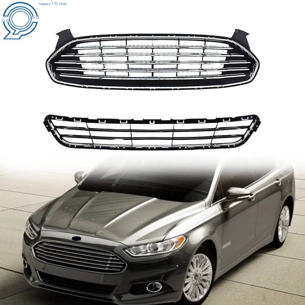 Front Radiator Grille Kit for Ford Fusion/Mondeo (2013–2016)
