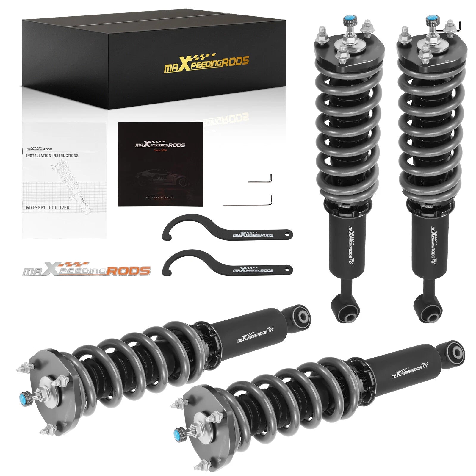 MaXpeedingrods T7 Coilovers Suspension Lowering Kit for Lexus IS300 2000-2005