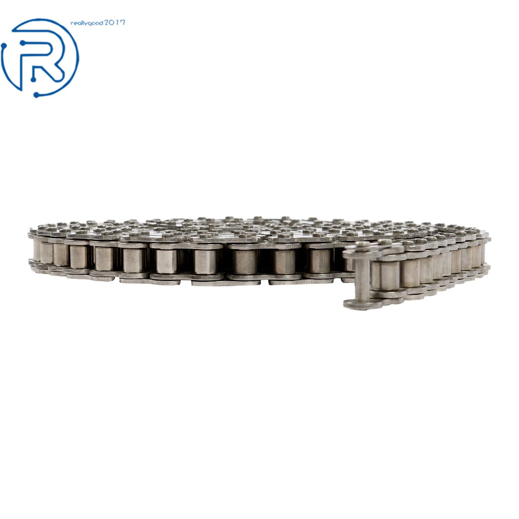 10-Foot Stainless Steel Chain with 2 Connecting Links for Automotive Use