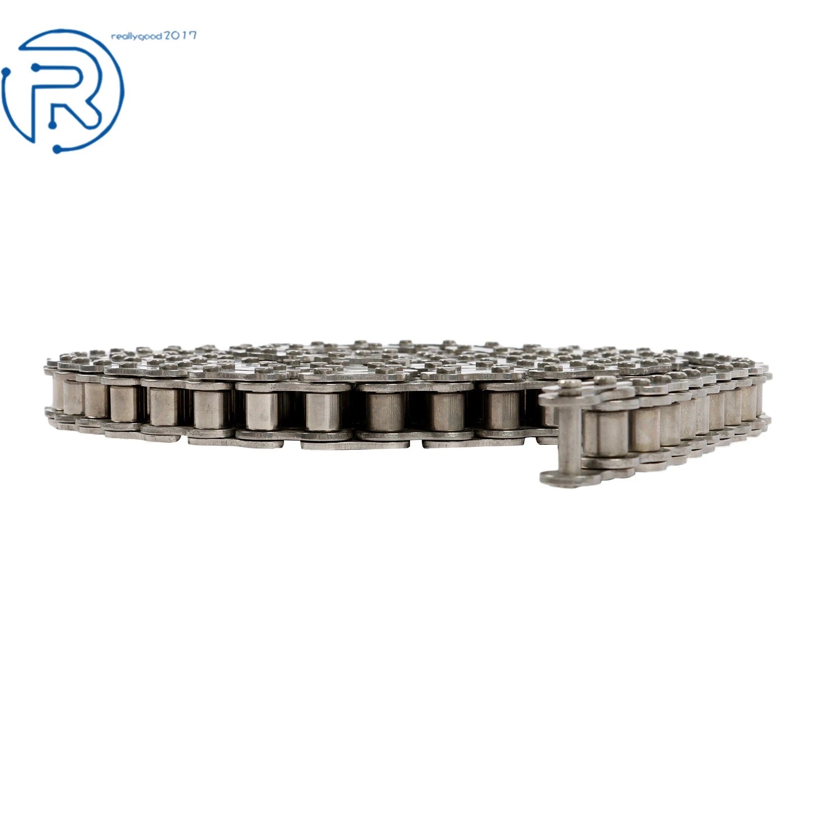 10-Foot Stainless Steel Chain with 2 Connecting Links for Automotive Use