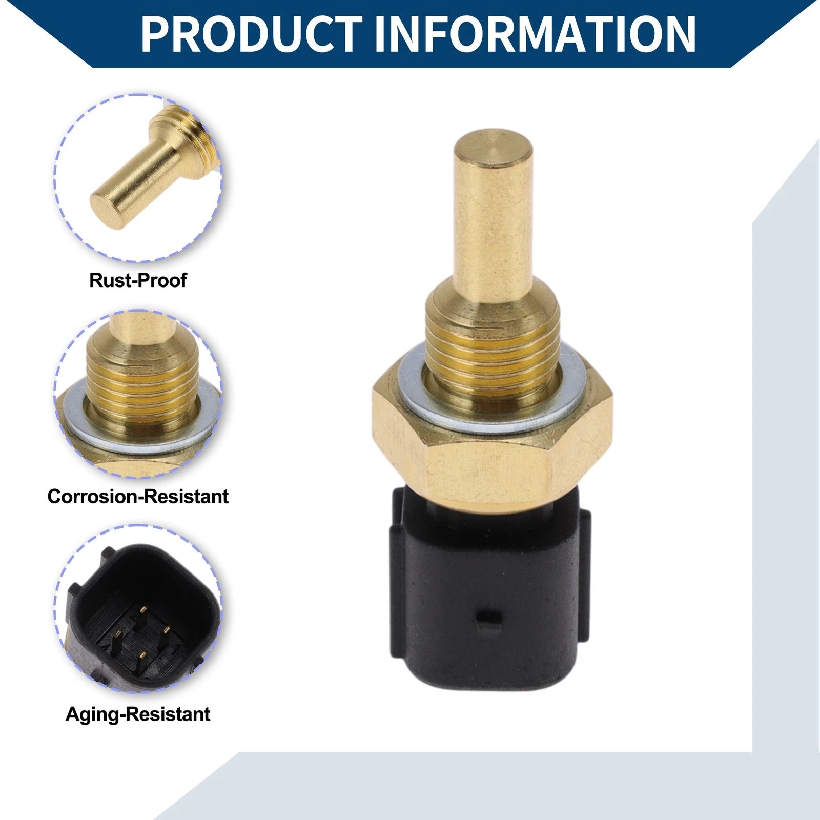 Engine Coolant Temperature Sensor No. 0115425117 for Mercedes-Benz SL600 (2002–2002)