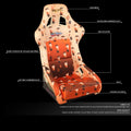 NRG FRP-302-BOBA Fixed Back Bucket Racing Seat for Universal Fit (All Years)