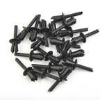 20x Black Rivet Clip for BMW E12 E28 E30 E34 E36 E39 E46 E60 (1975–2010)