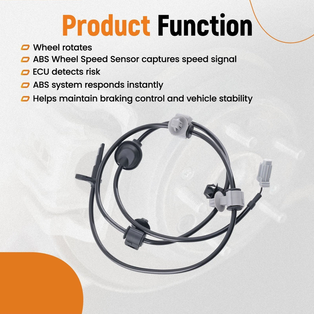 1X ABS Wheel Speed Sensor for Subaru XV Crosstrek (2013–2017)