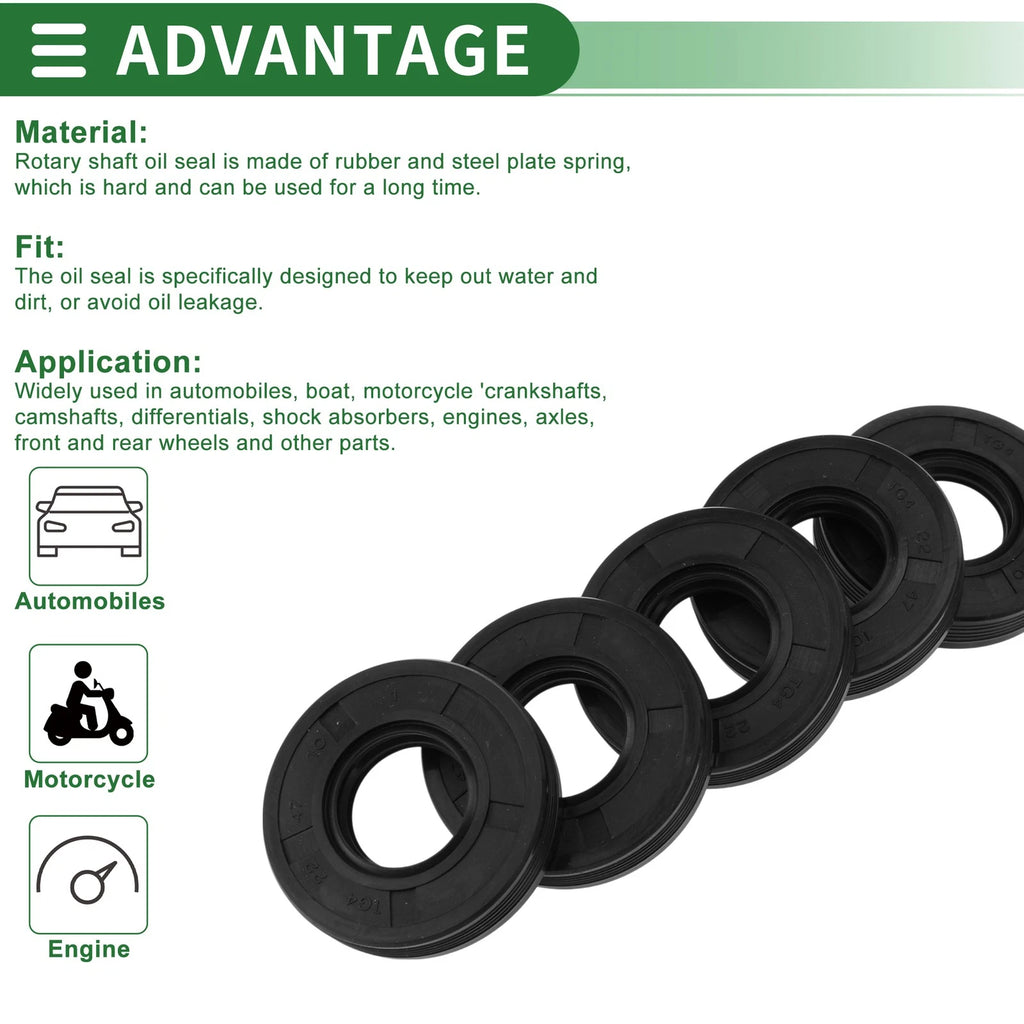 Oil Seal for Rotary Shaft (22x47x10mm)