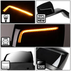 L-Shape Sequential LED Hood Mirrors for Volvo VNL 300 400 760 860 (2018–2021)