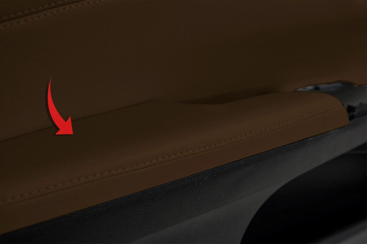Leather Armrest Door Panel Cover for Toyota Avalon (2013–2018) Brown