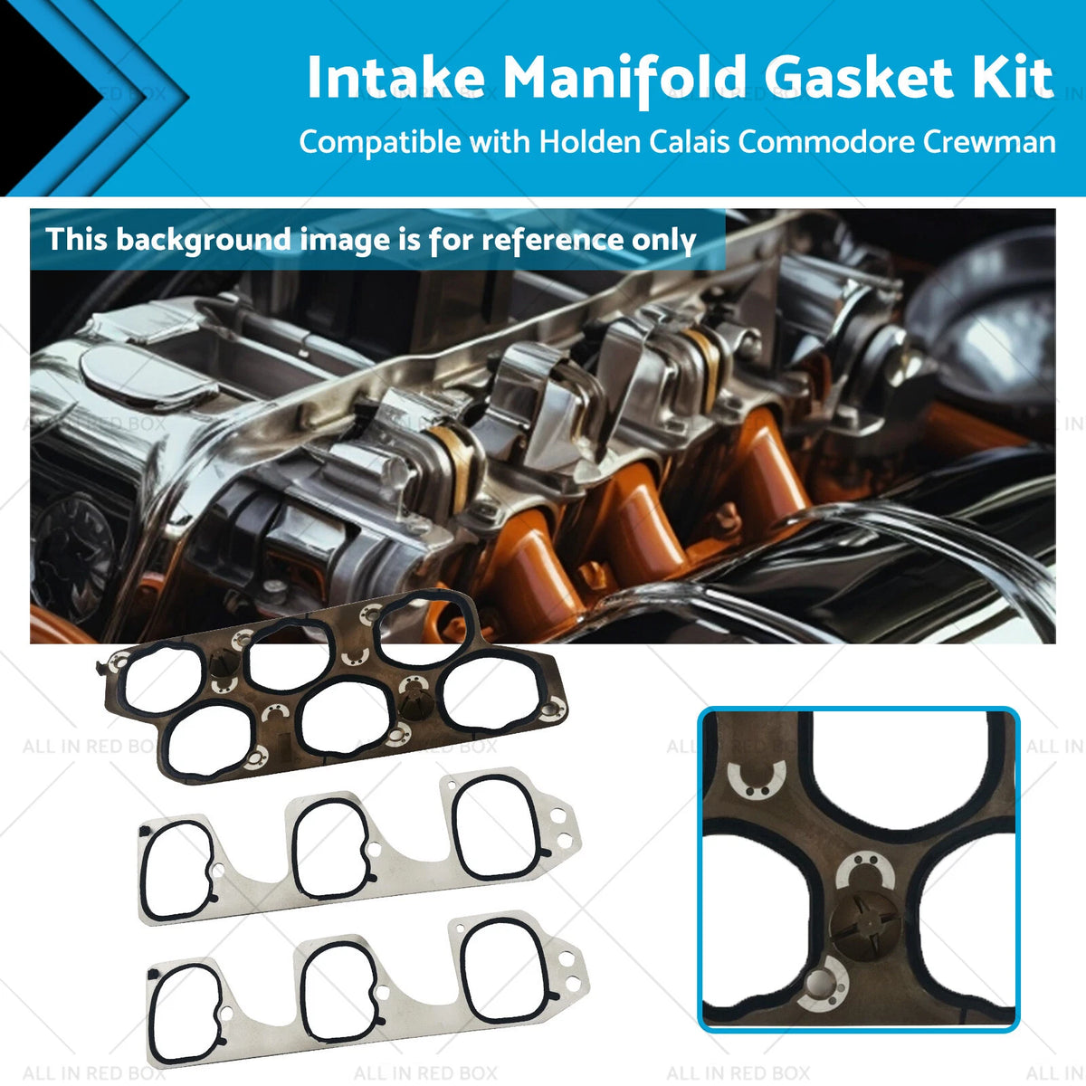 Intake Manifold Gasket Kit for Holden Commodore VZ VE VF Alloytec LY7