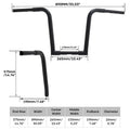 14" Rise Ape Hanger Handlebar for Harley FLST FXST Sportster 883 1200 (1986–2023)