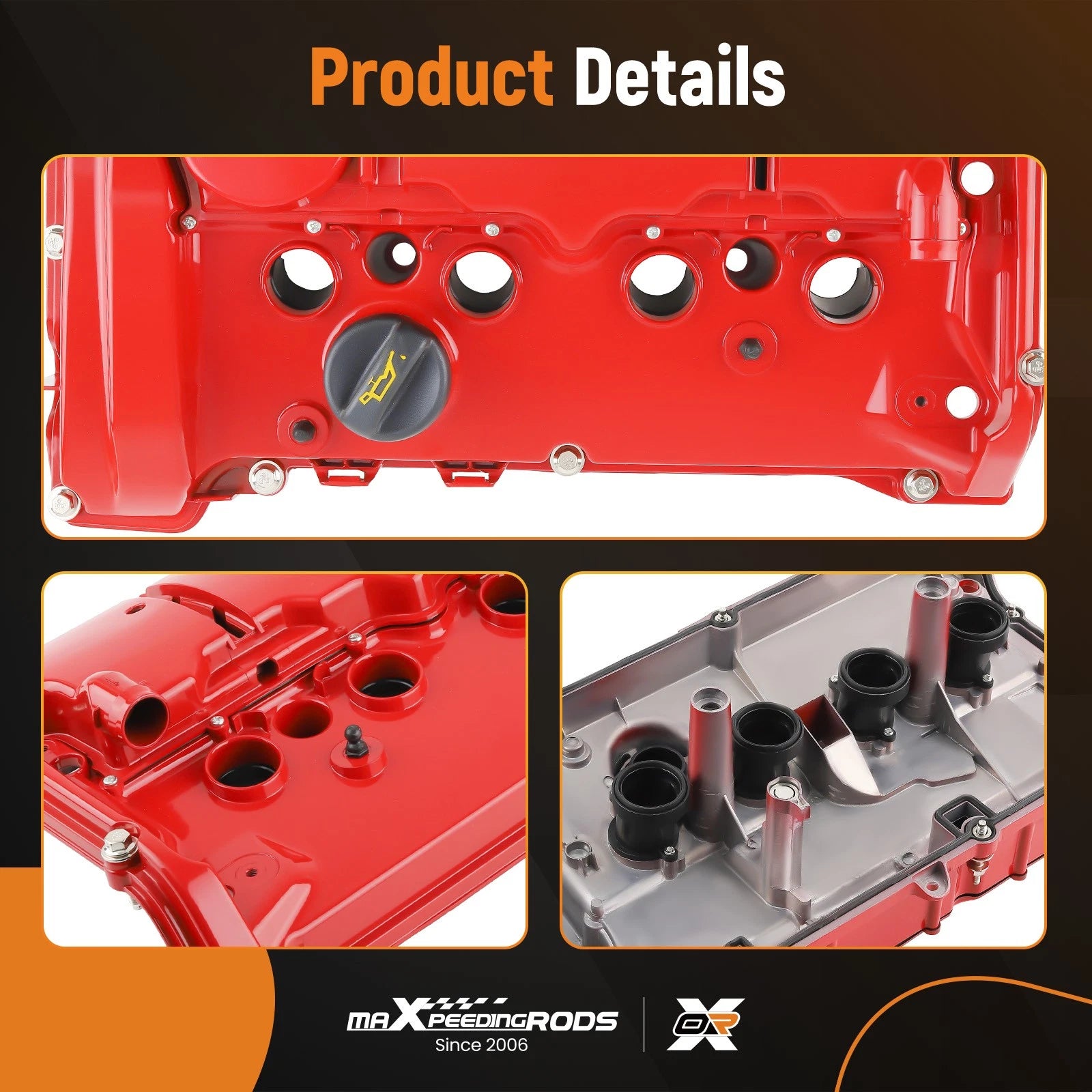 Aluminum Valve Cover Set for Mini Cooper N18 S R55 R56 R57 R58 R59 (2011–2016)
