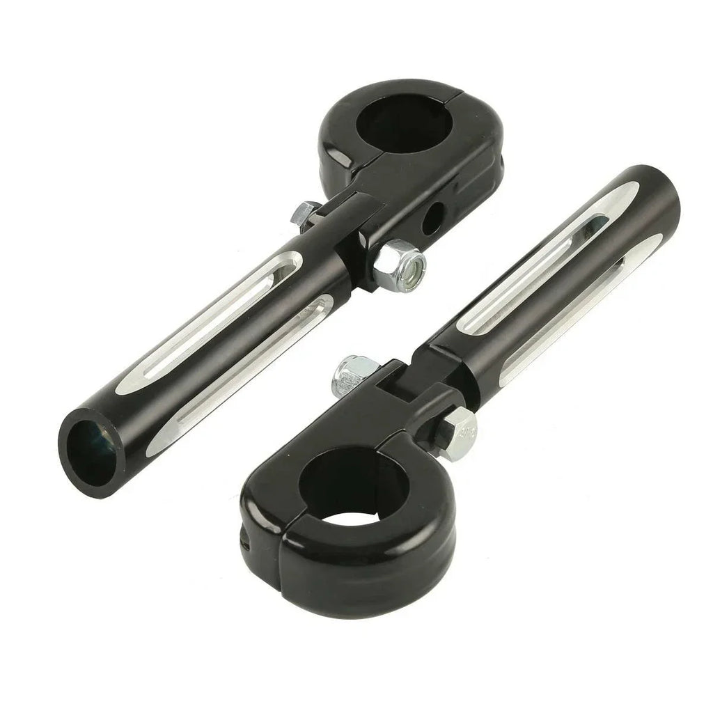 1 1/4 32mm Highway Bar Engine Guard Footpeg Mount for Harley Touring Black