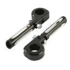 1 1/4 32mm Highway Bar Engine Guard Footpeg Mount for Harley Touring Black