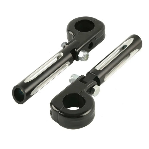 1 1/4 32mm Highway Bar Engine Guard Footpeg Mount for Harley Touring Black