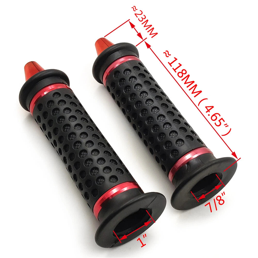 Spike Rubber Handlebar Grip for Yamaha XVZ1300, Honda VT (25mm, 22mm)