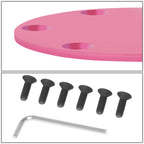 NRG Innovations Aluminum Round Steering Wheel Horn Button Delete Plate STR-250PK for Universal