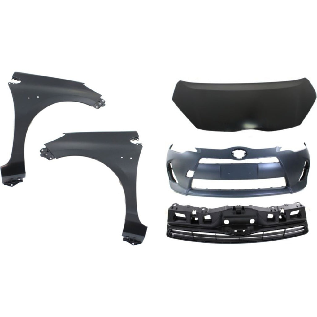 Hood Front Panel for Toyota Prius C (2012–2014)