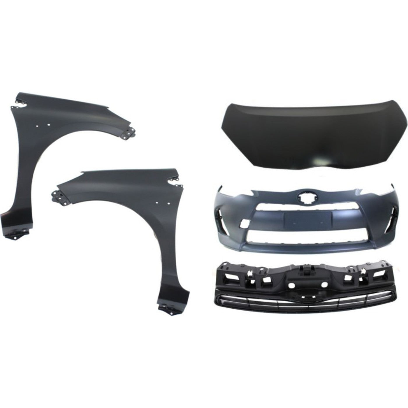 Hood Front Panel for Toyota Prius C (2012–2014)