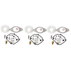 Set of 3 Carburetor Repair Kits for Yamaha Outboard 75-90HP (2T) 6H1-W0093-01-00