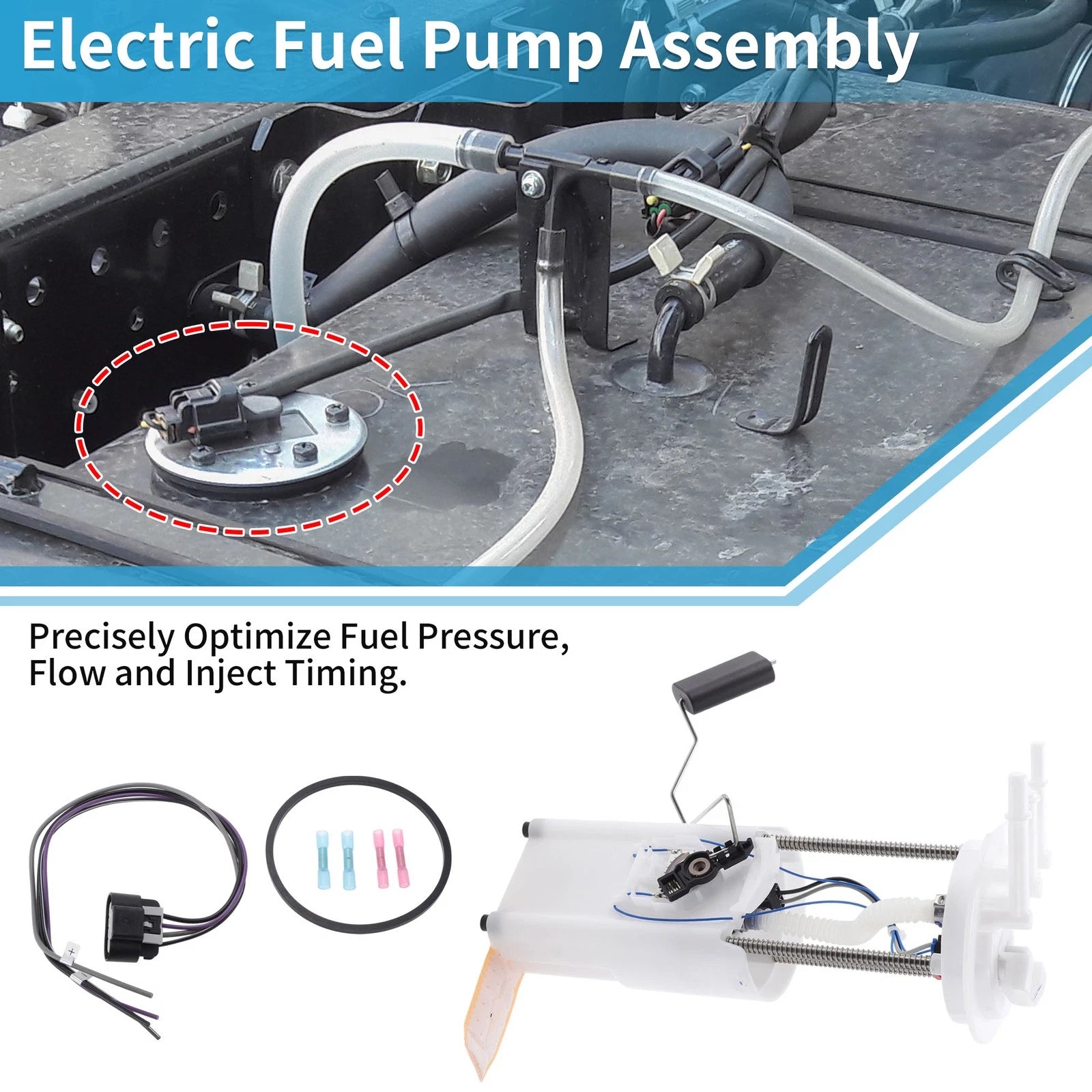 Electric Fuel Pump Assembly No.E3932M for Chevy Tahoe GMC Yukon (1996–1997)