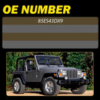 Set of 2 Front Door Pull Handles for Jeep Wrangler TJ (1997â2006)