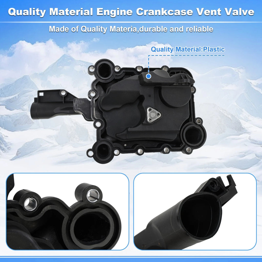 Engine Crankcase Vent Valve Oil Separator No.06E103547AD for Audi A4 3.0L (2013–2015)