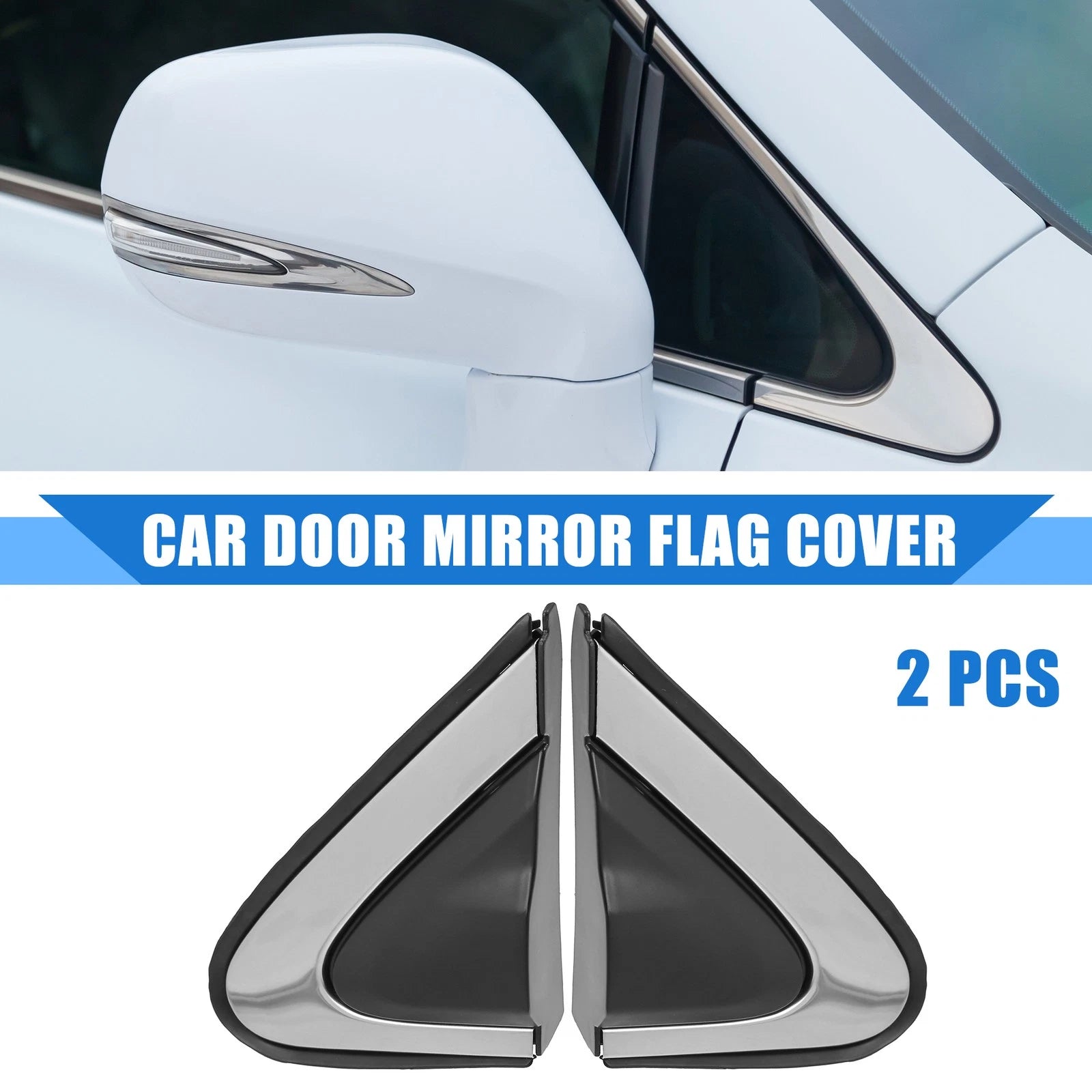 2 Pcs Door Mirror Flag Cover for Honda CR-V (2012–2016)