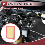 Car Engine Air Filter No. 17220P2A005 for Honda Civic (1996–2000)