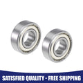 Set of 2 6202ZZ Ball Bearings for Universal Applications (15x35x11mm)