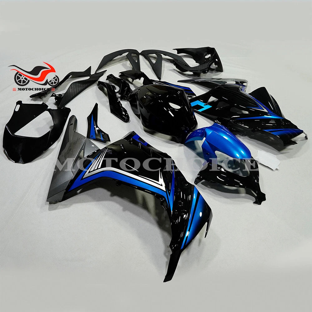 Fairing Kit for Kawasaki Ninja 300 (2013–2017) Blue Black ABS Bodywork